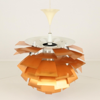 Iconic pendant light Artichoke in copper biggest version (4)