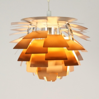 Iconic PH Artichoke 84 hanging lamp in copper by Poul Henningsen for Louis Poulsen