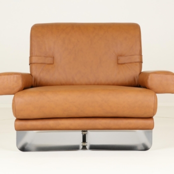 Rare set of lounge chairs by Xavier Féal (6)