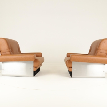 Relax comfort leather inox chair Féal (5)