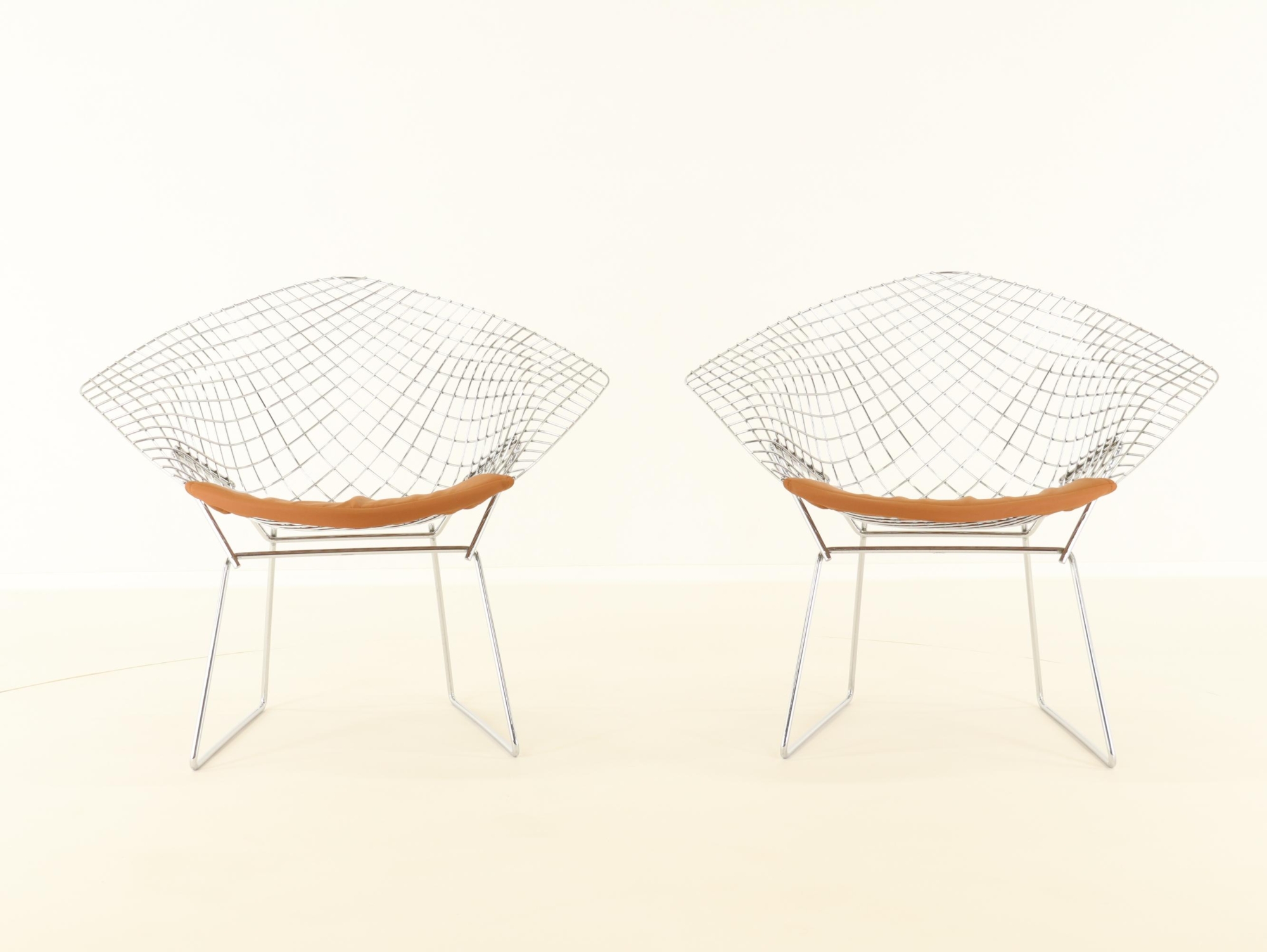 set of diamont chairs by Harry Bertoia for Knoll International (4)