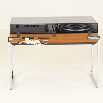 Wega 3210 stereo hifi on foot with wooden frame (4)