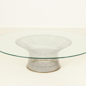 Coffee table by Warren Platner wire series Knoll 1980s (7)