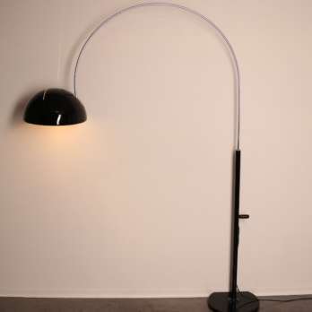 Joe Colombo arc lamp black design midcentury (6)